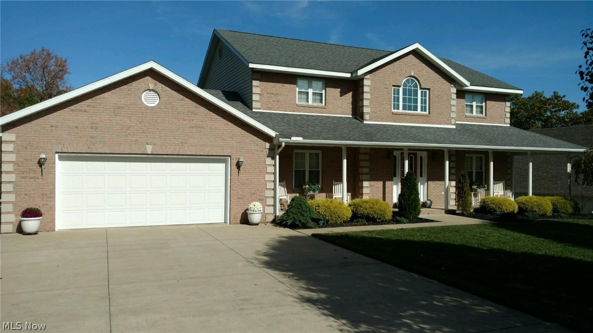 Suburbia at it's finest. Easy access to Parkersburg industry and Belpre medical center. Pristine one owner home, 2 story entry, open floor plan, quartz counters. Stainless appliances, hardwood & ceramic floors, 6 panel doors, Gas fireplace. Finished lower level includes built-ins, surround sound and pool table. Wrap around front porch & large patio, quality above ground pool, Security system. Spacious manicured 1+ acre lot M836 JGM