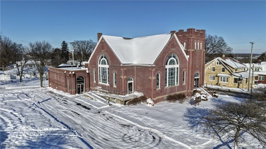 Located in the heart of Dalton, this well-maintained church property offers a unique opportunity for community, or adaptive reuse. The building features a traditional sanctuary, fellowship and meeting space, offices, and ample seating. There is commercial grade kitchen equipment, and open space in the basement. Positioned on West Main Street, the property provides excellent visibility and convenient access for congregants or visitors. Ideal for a growing congregation, nonprofit organization, or redevelopment into community, event, or residential space. A rare opportunity to acquire a prominent property with character and potential.
