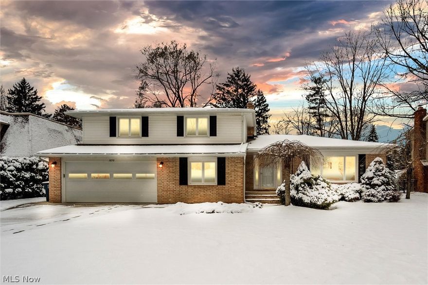 This home has been beloved by its owners and it shows! Welcome to this beautiful move-in ready 4 Bedroom, 3 Bathroom home that sits on one of the most desirable streets and areas of Lyndhurst. With over 3000 sqft, the layout of this house has everything you could possibly need or want out of a home. This home features a wide open floor plan, a large first floor bedroom which could also serve as an office, a spacious eat-in all white kitchen that opens up to the family room, an open dining and living room with gleaming hardwood floors, as well as a newly finished recreation room. The gorgeous oversized backyard offers so much privacy and is filled with mature trees, partial privacy fence, a covered deck and a patio that is absolutely perfect for entertaining. Upstairs are 2 generously sized bedrooms as well as the owner's suite that has a newer updated full bathroom.  The lower recreation room offers so much additional living space, is beautifully finished, and features a large laundry