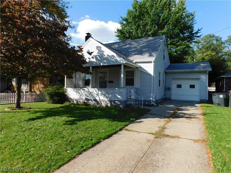 Opportunity knocks with this cape code home. Subject to short sale approval. Previous award winning home for its beautiful landscaping. Big fenced in yard. Cozy front porch and back deck. Fireplace in living room with brick accent and ceiling fan. Formal dining room with sliders to the back deck. First floor bedroom. Newer bathroom. Additional toilet and sink in basement. Attached garage. Large storage shed in the backyard. Conveniently located near shopping, restaurants, entertainment, and more.