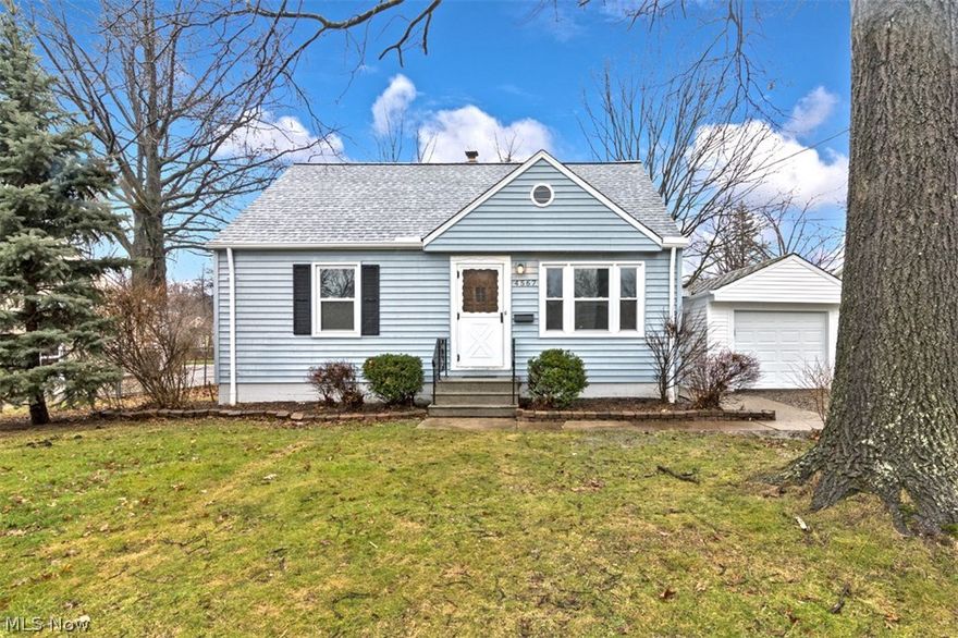 Move right in to this charming cape cod that is beautifully updated with everything you will need to call it home! With beautifully refinished hardwood floors, a completely renovated kitchen, and over 1,600 square feet including the finished basement and attic, all it is waiting for is you! Illuminated by a picture window, the living room is open and inviting with gleaming hardwood floors that flow into the bedroom hallway. The eat-in kitchen showcases stainless steel appliances, ceramic floors, granite counters, and glass tile backsplash. Two bedrooms with lovely hardwood floors and a delightfully updated hall bathroom complete the first floor. Upstairs, an additional bedroom could also be used as a media room or home office. The full lower level is beautifully finished for a family room or playroom, with a laundry area and storage in the unfinished portion. Outside, enjoy summer cookouts on the lovely brick patio, and the backyard is fully fenced-in, great for children or pets! Locat