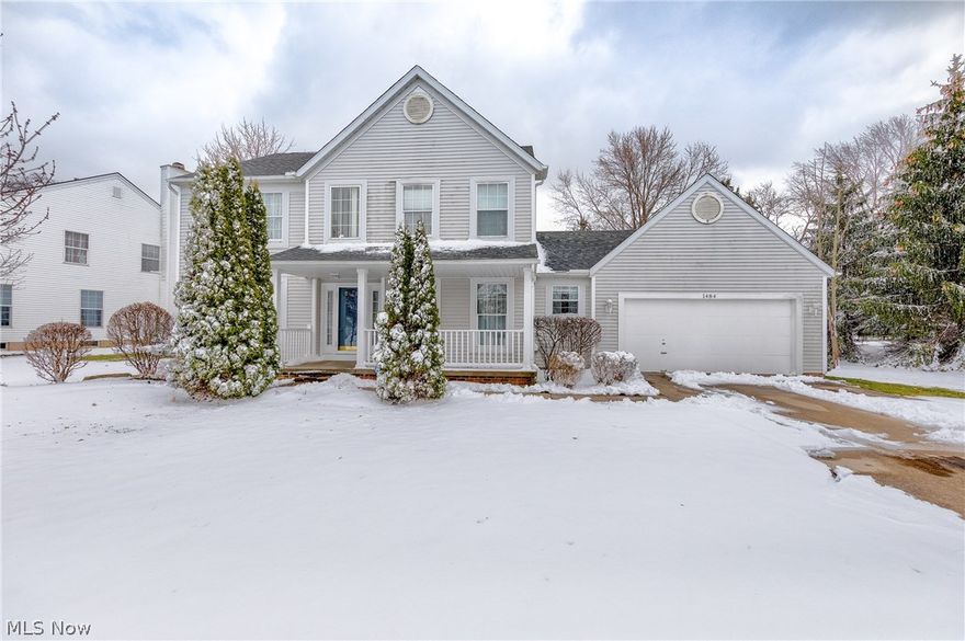 Charming Colonial on desirable cul de sac street in Twinsburg! Formal living room. Inviting family room with gas fireplace. Open concept kitchen with breakfast nook featuring bay window.  Formal dining room features architectural detail throughout. Three bedrooms and two full baths complete the second level.  Finished lower level rec room. Two car attached garage. Great house in a great location! Call for your private showing today! Welcome Home!