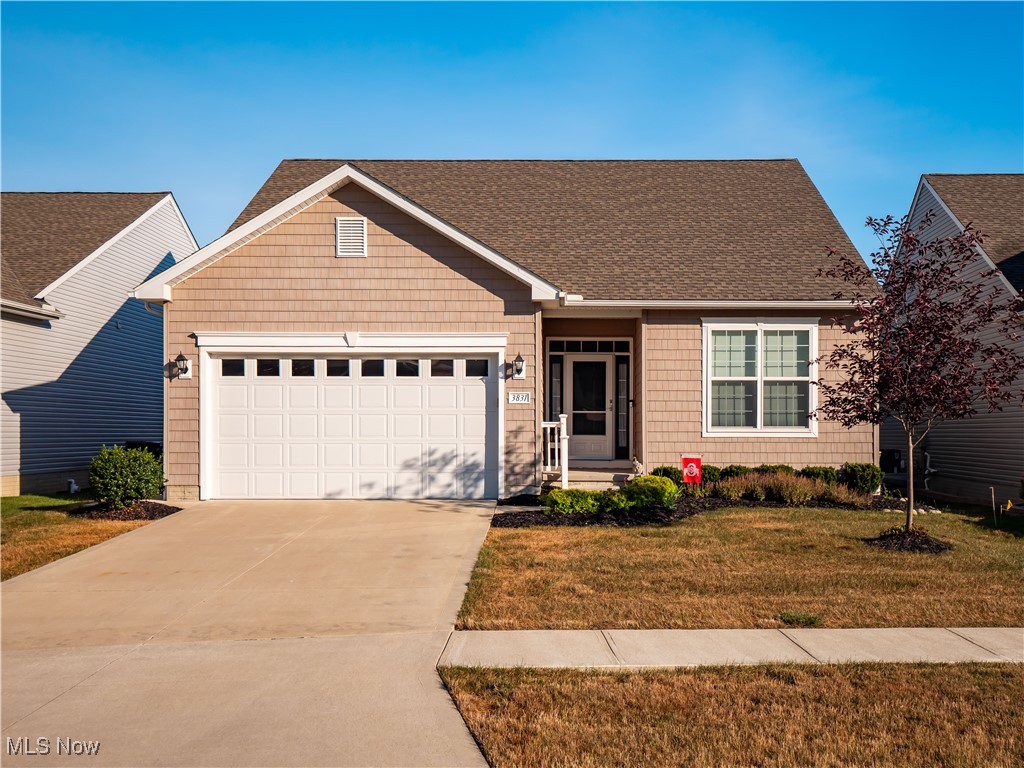 Enjoy easy first-floor living at its finest with this charming 3-bedroom, 2 full bath ranch, nestled into the Gardens of Morningside, a scenic, low-maintenance, yet vibrant 55+ community! The airy, open floorplan showcases expansive living space with efficient storage options, perfect for a simplified lifestyle. Enter the home through a quaint covered front entrance into the foyer and leads past two generously-sized bedrooms, full bath, and laundry room. The layout unfolds into the light-filled living room and modern kitchen with recessed lighting, pantry, granite countertops, and a large sunroom perfect for relaxing or entertaining. The kitchen boasts an oversized island with a breakfast bar, an ideal gathering space for guests or family alike. The private primary suite is tucked away at the rear of the home, offering a peaceful retreat with a full bathroom featuring double vanity, walk-in shower, and large walk-in closet with custom organizers. Head out back to enjoy morning coffee or evening happy hour on the composite rear deck, overlooking a serene backyard space. Downstairs the huge unfinished basement offers endless possibilities as a future finished space or wide open storage area. All this, plus approximately 8 years of tax abatement remain! The community's clubhouse offers amenities galore, including indoor and outdoor pools, Pickleball courts, putting green, and a robust activities calendar! Don’t miss your chance to tour this beautiful home in person. *OPEN HOUSE for 8/2 CANCELED*