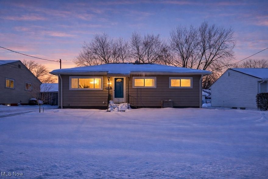 Welcome home to this beautifully remodeled 3-bedroom, 2-full-bath ranch in Brook Park! Thoughtfully updated throughout, this home blends modern style with everyday comfort and a touch of surprise. The main level offers three well-sized bedrooms and a full bath, while the partially finished basement adds valuable extra living space, complete with a second full bathroom. Tucked away downstairs is a hidden bonus room—currently used as a music studio—perfect for storage, a private hideaway, creative space, or even a speakeasy-style retreat. The home features numerous smart home upgrades for added convenience and efficiency. A brand-new roof will be installed prior to closing at the seller’s expense, offering peace of mind (no current leaks). Conveniently located near multiple highways and Cleveland Hopkins Airport, this home offers easy commuting without the nuisance of airplane noise. Stylish, functional, and full of character, this move-in-ready ranch is one you don’t want to miss.
