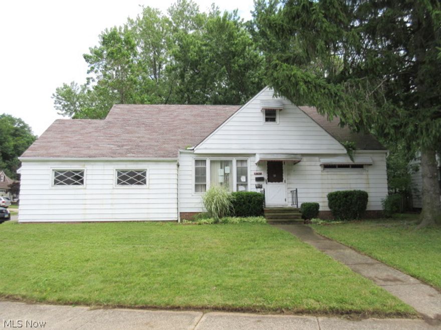 Incredible opportunity awaits right here! Large 4 bedroom, 2 full bath Cape Cod style home with 1,722 square feet. Hardwood floors. Family room with woodburning fireplace. 2 bedrooms down, 2 up. Full basement . Bonus room over garage. Fooded backyard. Attached 2 car garage with interior access. Buyer to assume ANY / ALL POS violations, POS report in 'attachments'.