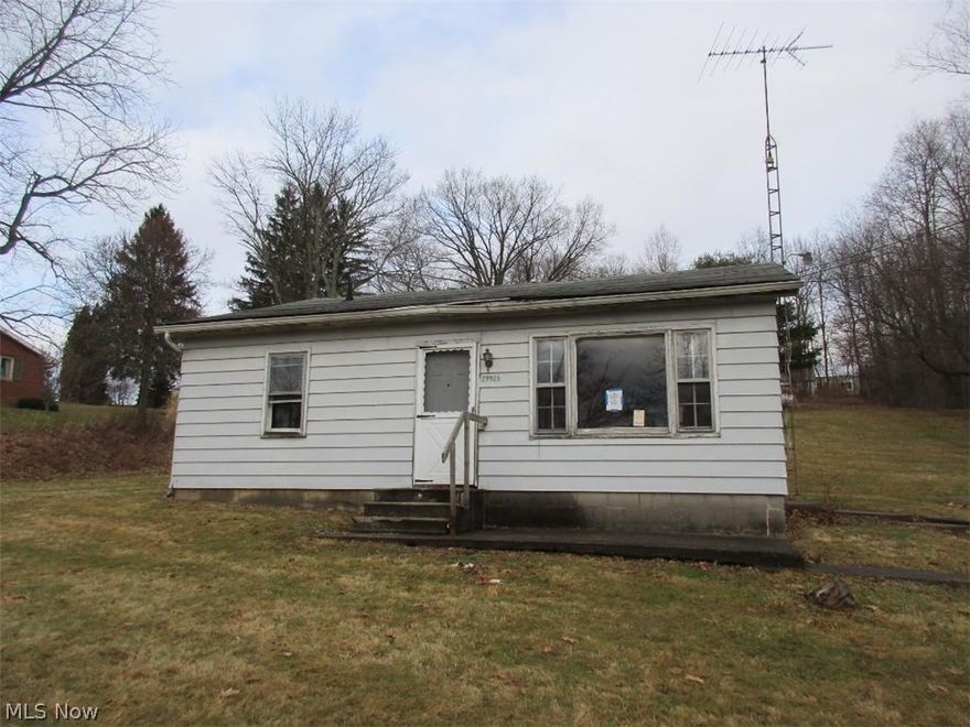 Don't miss out on this opportunity!  Cozy ranch style home in quiet country location.  Convenient one floor living with 1st floor laundry, 2 bedrooms, 1 full bath all on one acre lot on hillside in West Branch School District.