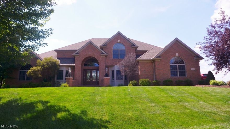 A wonderful opportunity to be in the desired Reserve Of Emerald Estates. A one owner custom built home with impeccable craftsmanship, quality and details. Enter your two story foyer open to a large dinning room with impressive molding and columns. A first floor den just opposite of that. The great room is amazing...18 ft ceiling with handcrafted crown molding with a floor to ceiling fireplace. Abundance of windows to let the light flow in from this large cul-de-sac lot. Gourmet kitchen is great for entertaining as you can sit by your second fireplace and relax. First floor master bedroom and bath with large walk-in closet. Second floor offers 3 more bedrooms and 2 full baths. LL in finished along with two entertaining areas with wet bar. This home is so spacious! This community also offers a community swimming pool and club house, close to shopping and interstate travel.