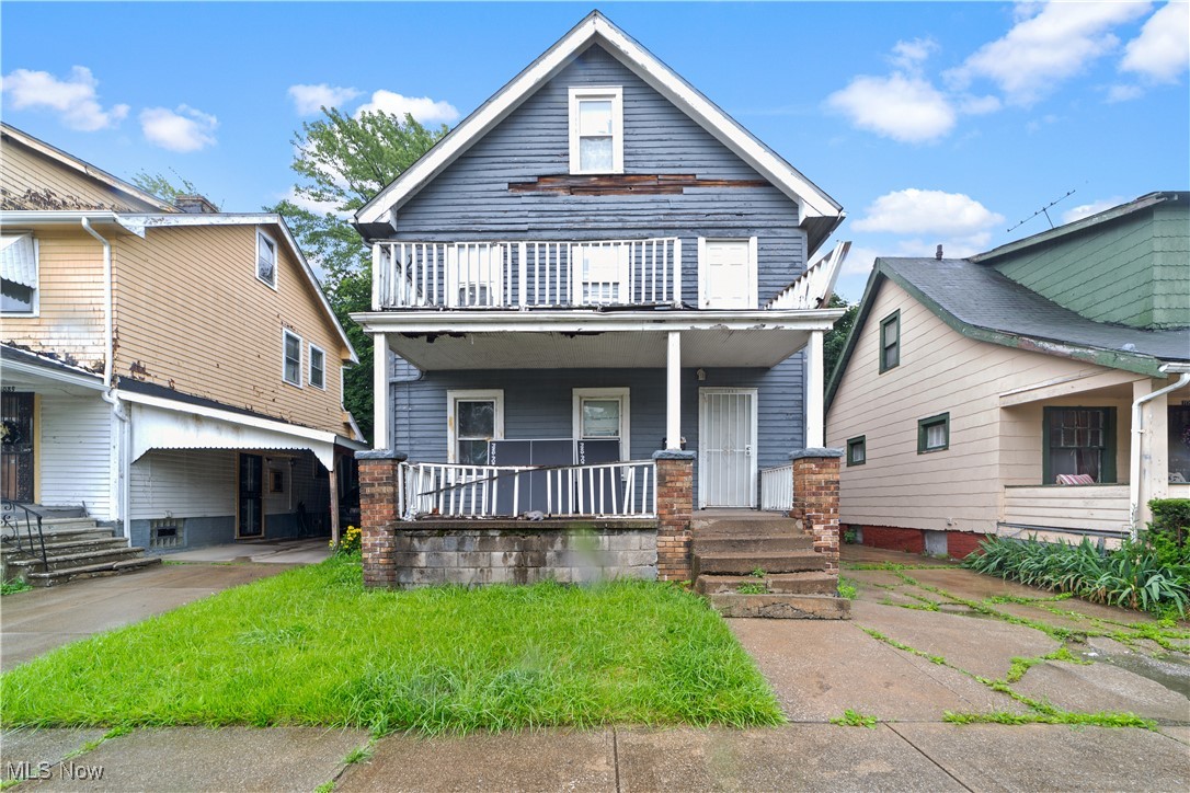 Investor Opportunity – Duplex in Cleveland! Welcome to 1093 E 147th St – a residential duplex with strong investment potential. Each unit offers 2 bedrooms and 1 full bathroom, along with a spacious living room and dining room full of natural light. The attic includes an extra room, adding more space and versatility to the home. While the property does need repairs, it offers tons of potential for the right investor. Being sold as-is, this is a great opportunity to add value through renovations. Located in the heart of Cleveland, this duplex is just minutes from local amenities, parks, and major roadways. With the right vision, it could become a standout addition to your real estate portfolio!