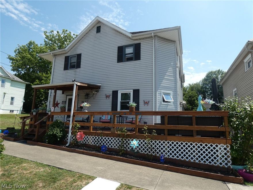 This inviting two story home offers nearly 2700 sf plus a full basement w/outside access, 4 bedrooms, 2.5 baths, a beautiful large, updated eat-in kitchen, formal dining room, first floor laundry, an extra large master bedroom suite w/walk-in closet, vinyl siding, lots of new windows, an updated roof, a large new wrap around front porch, an extra big back deck overlooking the fenced backyard w/an above ground pool and a great convenient location!!