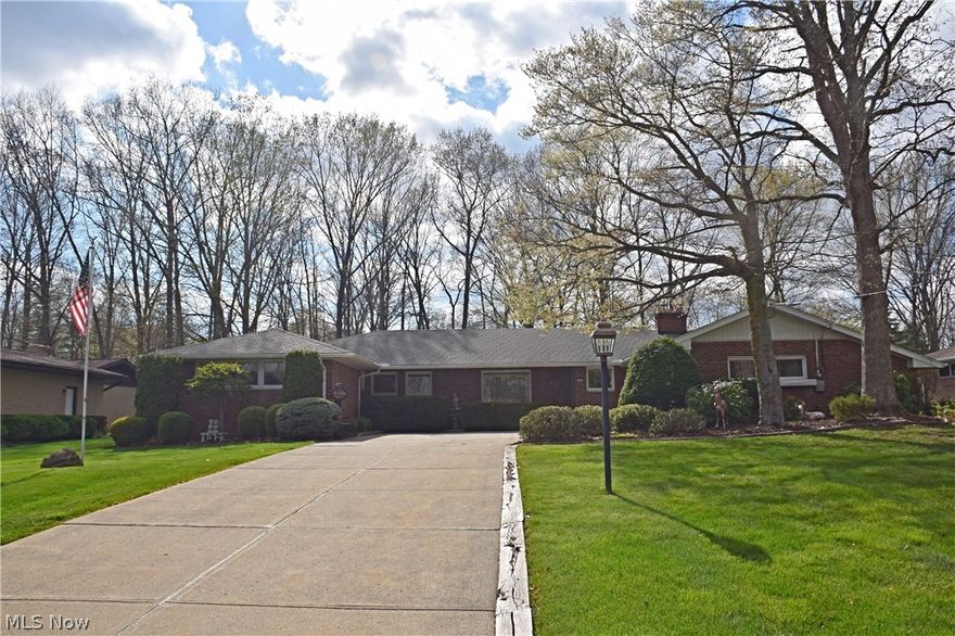 Welcome to this spacious, lovingly kept sprawling Brecksville ranch.  The home features four generously sized bedrooms with pristine hardwood flooring under current carpeting.  Formal living room and full finished basement with wet bar are bonuses. Master bedroom has a large attached bathroom.   The exterior of the home has a lovely patio leading to a perfectly kept inground pool in the private back yard.  The home has zoned heating and air conditioning with two of the units being newer.  Winding Way is a quiet street in the award winning Brecksville/Broadview Heights school district.  Come tour this beautiful home with all of the possibilities it offers!