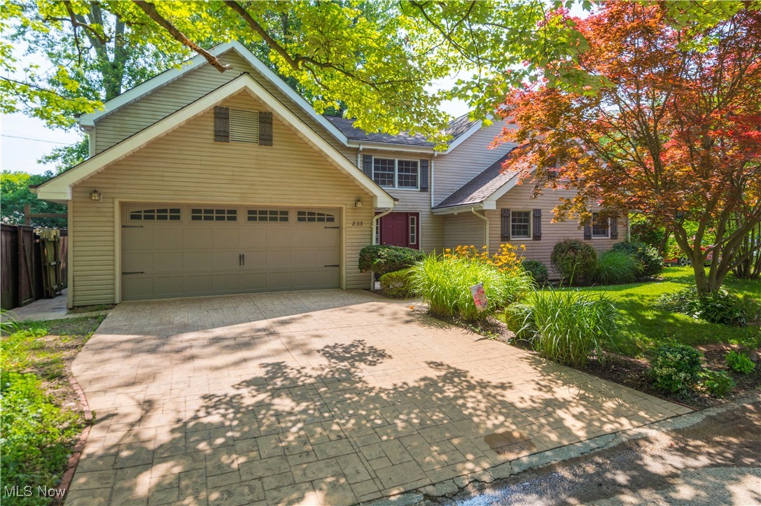 Be the first to experience this exceptionally unique gem! The natural light emanating from the cathedral ceiling perfectly complements the woodwork throughout the home. Upon entry, you are greeted by a spiral staircase, an open floor plan that leads to the wood-burning fireplace, cozy kitchen, and office space. With additional staircases inside and outside from the patio, this makes for easy access to the upstairs bedrooms, loft, plus an extra sitting room off of the master. Home away from Home or full time resident, enjoy Bluebird Beach’s private beach and park. Just a short trip to downtown Vermilion, and many other exciting entertainment.