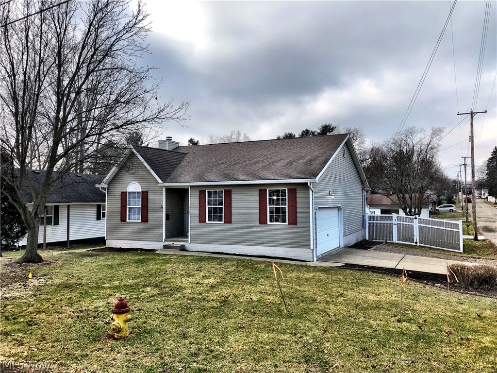 Great location for this "just like new" ranch home. Just steps from Perry High School. This home features an open concept design with lots of updates. New kitchen opens up into the living room which features a gas fireplace and vaulted ceilings. 3 bedroom on the main floor including master bath and large walk in closet. Finished basement with bar and full bathroom. 2 car attached garage. Nice fenced in yard with a deck off the back. Kitchen appliances convey with the home. Home is in excellent condition and move in ready with immediate possession.