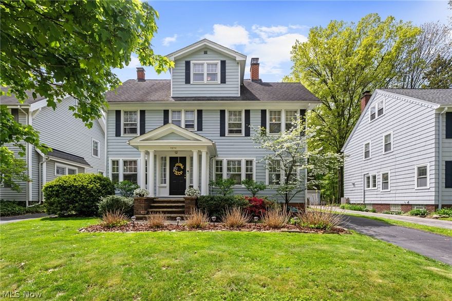 Opportunity knocks! This 4 bedroom 2 full bath Cleveland Heights center hall colonial offers timeless charm, thoughtful updates, flexible living spaces and central air conditioning! Step inside to find refinished original hardwood floors, abundant natural light, and a classic layout designed for both everyday living and entertaining. The light-filled living room features a wood-burning fireplace and access to a bonus room perfect for a playroom/office/studio. The spacious dining room flows into a beautifully remodeled kitchen complete with wood cabinetry, solid surface countertops and stainless steel appliances. The second floor features three spacious bedrooms and an updated full bath. The primary bedroom offers double closets and attached bonus room, perfect for an office/nursery. The third floor expands the home even further with a fully finished suite, complete with its own full bathroom and walk-in closet. Off the back of the home is a large enclosed porch and fenced backyard that offers plenty of space to entertain, relax, garden, and play. City point of sale compliant. Located in a highly walkable neighborhood near community playgrounds, library, the Nature Center at Shaker Lakes, The Fairmount and Luna Bakery at Cedar Fairmount District, Tommy's in Coventry Village, Tavern Co and Anatolia Cafe at Cedar Lee District and a mix of local shops and galleries. Just minutes from Case, University Hospital? and Cleveland Clinic. Schedule for private viewing today before this opportunity is gone!