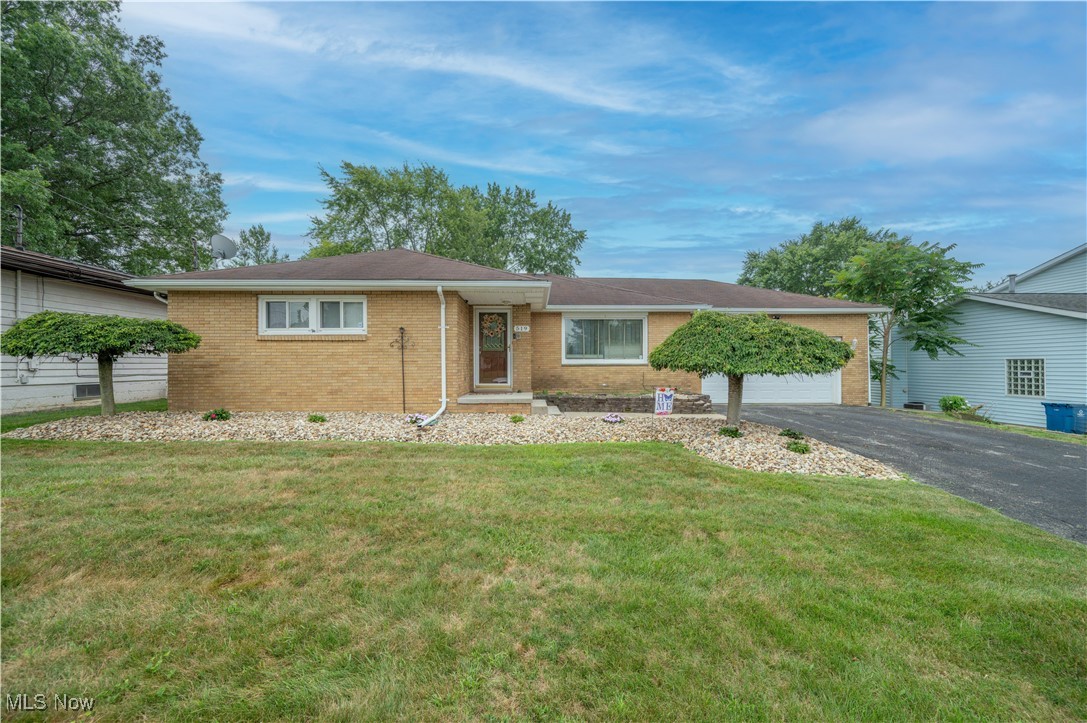 Beautiful brick ranch in the heart of Campbell, just steps away from Roosevelt Park. From the moment you arrive, you’re greeted by freshly completed landscaping and a spacious 2-car garage, setting the tone for what’s to come. Step inside to find a welcoming layout featuring 3 generously sized bedrooms, a spacious living area, and a functional kitchen that makes everyday living and entertaining a breeze. Natural light fills the home, highlighting the care and upkeep this home has received. The carpets have been professionally cleaned, and every detail reflects a well-maintained home ready for its next chapter. Venture downstairs to discover a finished basement offering endless possibilities—perfect for a second living room, home gym, playroom, or even an extra bedroom. There’s also ample space for storage, laundry, and gatherings. Whether you're a first-time homebuyer, someone looking to downsize, or just looking for that perfect move-in ready ranch, this home checks all the boxes. Schedule your private showing today and come see what makes this Campbell gem so special!