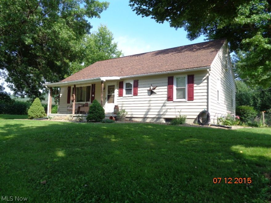 Move into this charming 4 bedroom home in Gnadenhutten! Updates include new shingles, some replacement windows and updated paint throughout. Spacious living room located near the Eat- in kitchen that has sliding glass doors which open up to the back yard and deck. Three of the four bedrooms are on the main level, the fourth bedroom is the largest and can also be used as an office or a rec-room. Make sure you put this on your list to see! Call your agent today!