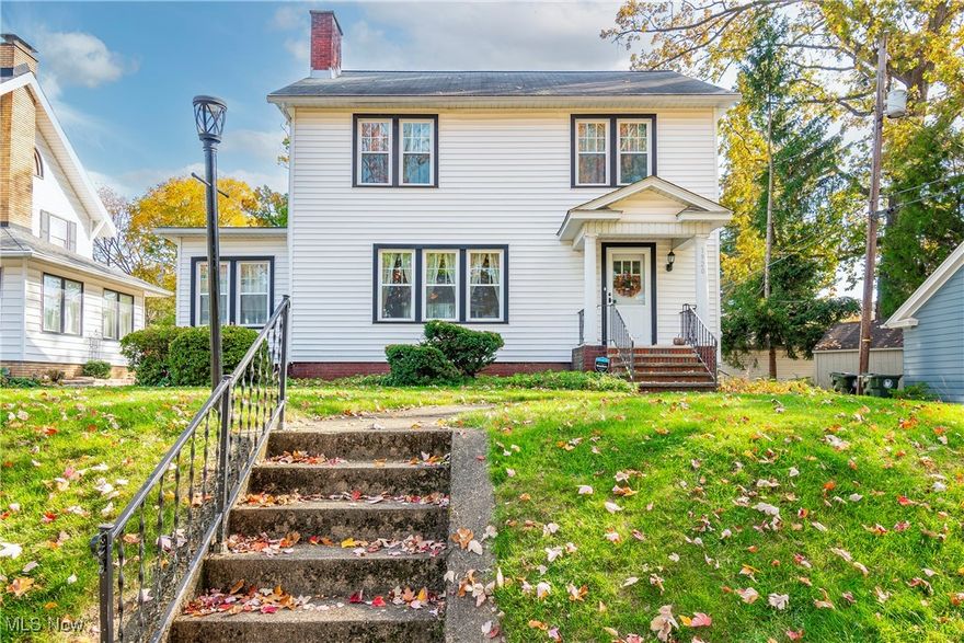 Welcome to this charming 3-bedroom, 1.5-bathroom colonial home nestled in the sought-after Ridgewood historical neighborhood! Spanning over 1,800 square feet, this residence exudes character and warmth. Step inside and be greeted by an inviting foyer that flows into an oversized living room glowing with natural light and complete with a cozy fireplace. This living space seamlessly transitions to a formal dining room or a versatile office area, perfect for working from home. The spacious kitchen features a sunny dining area and comes fully equipped with all necessary appliances, making it a joy to cook and entertain. Upstairs, you'll find three generously-sized bedrooms and a large bathroom, providing ample space for relaxation. The third floor boasts a finished bonus room, ideal for a playroom, office, or even a potential fourth bedroom. The finished basement adds even more value, complete with a laundry room for your convenience. Step outside to discover a lovely backyard oasis, perfect for outdoor gatherings or quiet moments. The property also features a two-car detached garage with a cement patio area off the garage and additional parking space, making it a practical choice. Hardwood floors underneath carpet throughout. Don't miss your chance to own this delightful colonial filled with character and potential in a vibrant community. Schedule your showing today!