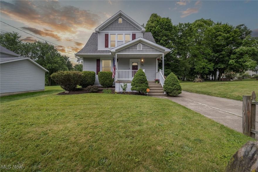 Welcome to this meticulously maintained century home, proudly cared for by the same owner for the past 26 years. From the moment you arrive, the curb appeal of 80 N Valley Street is undeniable — a home that radiates timeless charm, thoughtful updates, and an evident pride of ownership. Step inside and be greeted by soaring 9.5-foot ceilings, original woodwork, and an abundance of natural light throughout. The spacious living room flows seamlessly into the dining room, creating the perfect setting for gatherings or quiet evenings at home. The beautifully updated kitchen offers modern convenience while honoring the home’s historical character.
A versatile parlor room on the first floor provides endless possibilities — whether you need a home office, bedroom, reading nook, or playroom. Also on the main level is a full, updated bathroom featuring a walk-in shower, ideal for guests. Upstairs, you'll find a generous primary bedroom with vaulted ceilings and incredible closet space, along with two additional bedrooms and a full bath with tub. Dual staircases add a touch of historic charm and functionality. The walk-out basement offers even more flexibility, including a finished room lined with cabinetry, space for a home gym, workshop, or storage, and multiple additional rooms to meet your needs. Enjoy morning coffee or an evening unwinding on the covered back porch overlooking your peaceful backyard with no neighbor on one side — your own private retreat. There are too many updates to list them all but here are a few: newer windows, updated flooring and paint, vinyl siding, refreshed electrical, HVAC, and a newer roof and gutters on the garage. This home has all the charm you are looking for in a century home, plus all of the conveniences of modern living. All of this in a prime location near the Towpath Trail and a growing array of restaurants and shops. This is a rare opportunity to own a truly special home that blends the best of old and new — don’t miss it!