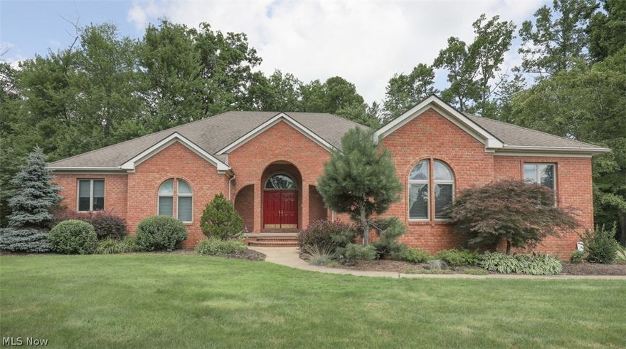 Motivated Seller!!!  Absolutely Stunning 3 Bedroom Completely Updated Ranch Home!  Home offers almost 3000 Square Feet of Luxury with a Private, Wooded Backyard.  Home Features Include: New Updated Kitchen with White Custom Cabinets, Spectacular Quartz Countertops, Trendy Marble Backsplash, New Stainless Steel Appliances & Stunning Hardwood Flooring, Large Open Living Room with Neutral Carpet, Formal Dining Room, Spacious Master Bedroom with Walk In Closet & Glorious Master Bath with Whirlpool Tub, Separate Shower, & Double Sink Vanity, 2 other Large Bedrooms, & 2nd Full Bath.  Lower Level is completely finished with tons of extra room for Storage.  The Living Room & Master Bedroom offers access to the Peaceful/Scenic Sun Room which leads you to the Wrap Around Back Deck.  The Secluded & Private Front & Back Yards have been Professionally Landscaped and also has an Invisible Pet Fence!  Home has new Flooring & has just been freshly painted. Home Warranty is Included.  This Home is Clos