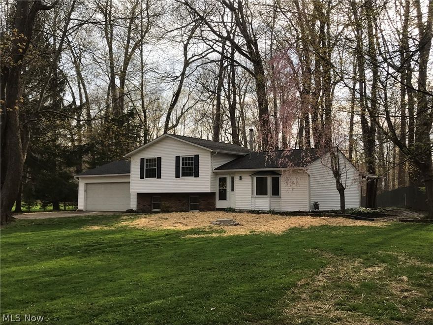 Newly remodeled home located in Concord township. Set back off the road with a beautiful 1.11 acre yard. This house is a split-level with 1600 sq. ft. of finished living space. 3 bedrooms and 1.5 bathrooms. Beautiful kitchen with quartz countertops and open concept to eat-in area and living room. Large family room on lower level. Covered porch off of kitchen. Mudroom and utility room. Deck off of master bedroom. Attached 2-car garage. Located in Riverside school district (nearby Parkside Elementary is brand new). Less than two miles away from bike path.