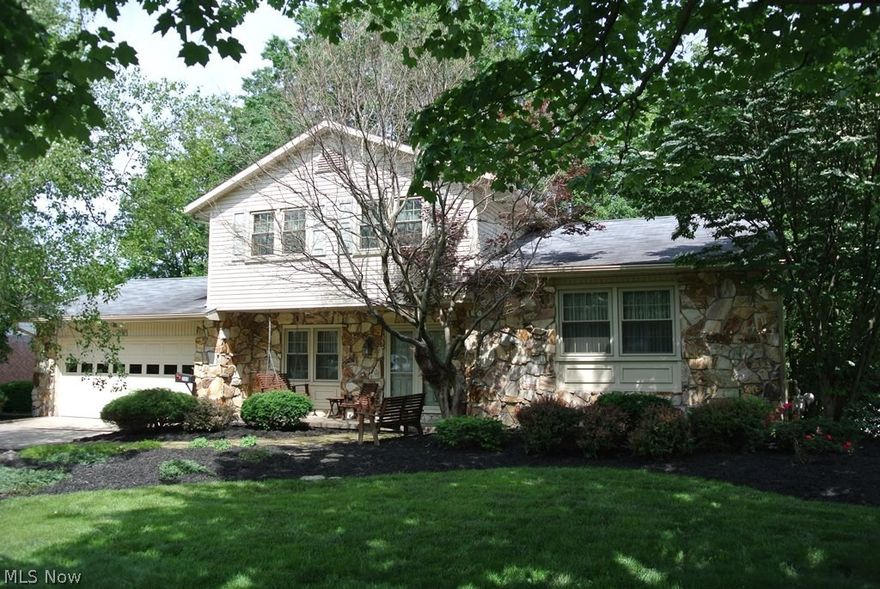 Just reduced, original list price was 24k higher! Being sold under market. This is a great deal so hurry and check it out. Fabulously maintained one-owner home. Large foyer entry with den/study to the left (was most recently used as a bedroom) plus full handi-cap accessible bath with walk-in shower. First floor family room has a wood-burning fireplace (gas starter & gas logs) surrounded by custom oak bookcases, and sliding door to freshly painted large deck, and entry from the garage. Just a few steps up you’ll find the laundry room, updated eat-in kitchen with door to the deck, pantry and loads of custom oak cabinetry some with glass doors. The formal dining is open to the living room on this level with the living room at the front. The 2nd floor has all oak floors. The master bedroom has a hall of closets leading to the master bath. All bedrooms have ceiling fans and one has a built-in desk. There’s a whole house fan, new central air in attic, and a Crown boiler in the crawl space. Basement is divided into office area, rec room with door to patio and hot tub under deck above. There’s a shower in the basement too. Lovely landscaping completes this wonderful package in a very desirable part of town close to everything; High school, shopping and freeway.