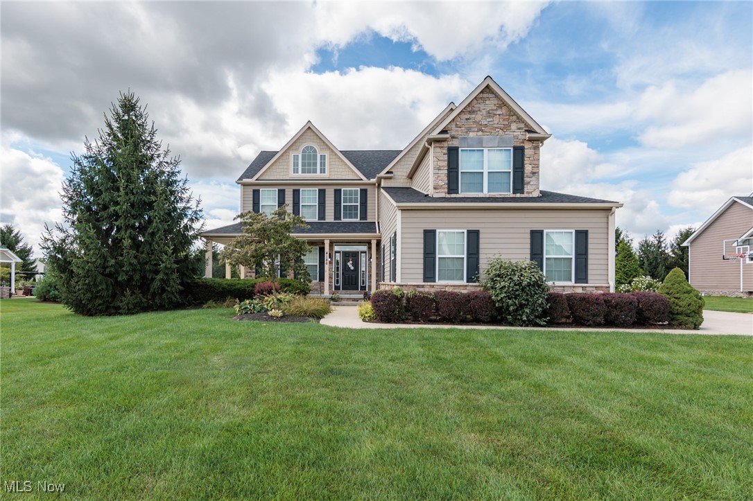 Welcome to this exquisite Colonial located in Medina’s prestigious and private Western Gales community, nestled within the Fox Meadow Golf Course development. This stunning 4-bedroom, 4.5-bath colonial sits on over half an acre and offers a blend of elegance and comfort with spacious living areas, a gas fireplace, and a finished basement for added flexibility. The gourmet kitchen comes equipped with stainless steel appliances, while the open layout makes entertaining effortless. Step outside to enjoy a private patio with serene golf course views, perfect for relaxing or gathering with friends. Additional highlights include a 3-car attached garage, modern mechanicals, and access to neighborhood amenities such as golf and a community pool—all within the Medina School District. Recent updates include a new roof (Nov 2024), new furnace (2025) and new water heater (2023) Country Club Membership is optional.