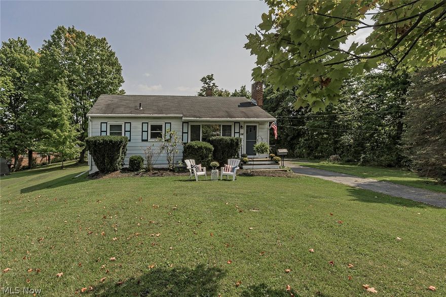 DELIGHTFUL opportunity in the heart of Chardon!  * This three bedroom and one bath ranch home with a partially finished basement is ready for the next owners.  * The charm, property and well maintained care of this home make it special.  * The living room is full of natural light and connects to the eat in kitchen.  * The refrigerator, dishwasher and gas stove are newer (2020).  * The full bath is complete with a newer surround tub/shower combination + vanity + built in storage.  * Hardwood floors continue into each bedroom with newer windows and ample closets.  * BONUS! You'll surely enjoy the newly finished recreation room in the lower level - complete with pristine drywall, neutral paint, recessed lighting and a custom finished concrete floor.    * There is a Carrier high efficiency furnace, newer Rheem hot water tank (2021) PLUS newer GE Energy Star washer & dryer (2021).  * There is a 2-car detached garage just steps from the newly painted deck and back door.  * ALSO make note tha