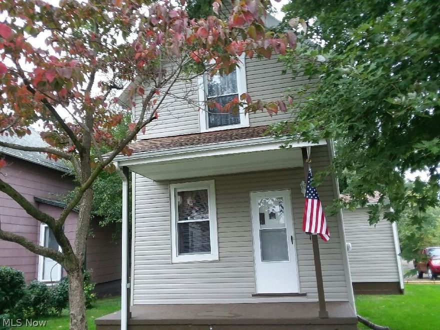 This 3 bedroom home has a master bedroom on the first floor as well as a bathroom for your convenience,  It also has laundry hookups on the main floor. It is turnkey ready for a new owner. It has been renovated with a new kitchen and new bathroom. It has a new roof and new windows. It also new siding and a new furnace. So call today and see for yourself this exciting rome!