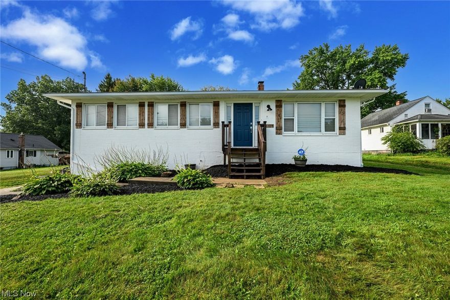 Looking for a property that has that has updated feel with endless options? Then this is the home for you. Brick Ranch that offers 4 Bedrooms, Finished Basement and 2 Car attached Garage. The house sits on a half-acre lot, with a fenced in area, outbuilding with greenhouse, and a paver/gravel area perfect for a patio set and playground! complete with a workshop area just off the garage that has water, electric, and heat. When you enter through the front door you will find a spacious and open living with a fireplace that has ship-lap wall, dining room area, and kitchen area (Refrigerator included) that has an open concept feeling along with granite countertops that outline the farmhouse sink. The 4 bedrooms on this level each offer additional options with an office area built into a wall in one room, along with a closet with storage possibilities in the master room that is a must see.  Bathroom has been recently updated upstairs, along with basement bathroom as well. You will also find a 4-season room through the sliders from the master bedroom and dining room. Downstairs you will find a cozy rec room with fireplace, and laundry/mudroom area. This home is a must see and will not last long!!! Schedule you're showing today!!!!