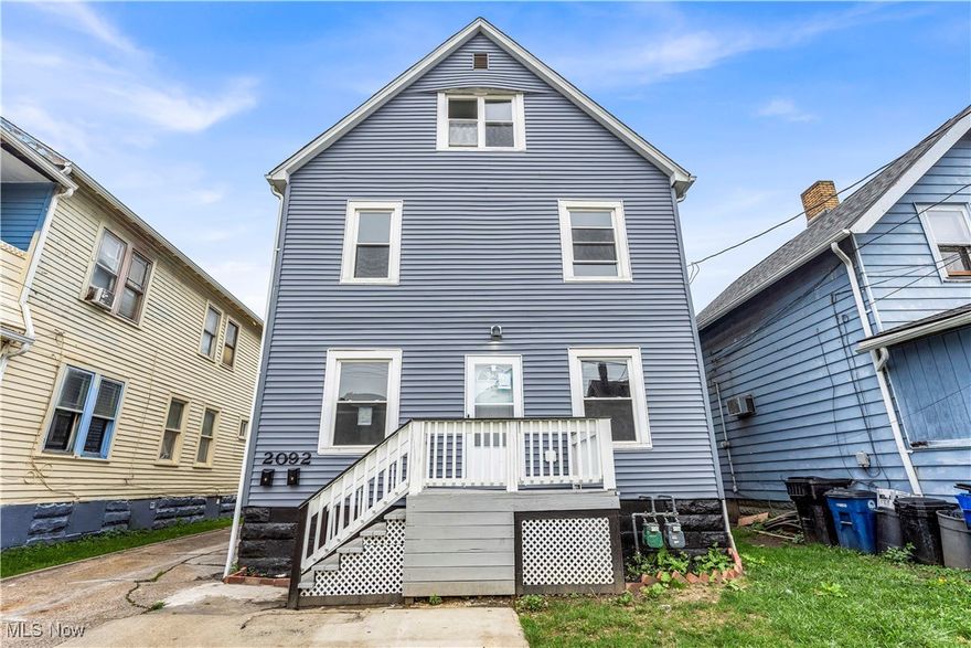 Fully renovated duplex with massive rental potential! This amazing property is not to be missed! Incredible spacious, it offers over 2,200 sqft of living space between both units. The down unit has 2 bedroom and 1 bath, the up unit consists of both the 2nd and 3rd floor and offers 4 bedrooms with 2 full bathrooms. Major updates throughout include a brand new roof and vinyl siding, new vinyl windows, 2 new furnaces and hot water tanks, fresh paint throughout, new LVP throughout, new drains and waterlines, 100% rewired with new electrical panels and all new lights/outlets/switches. Both kitchens are brand new with new cabinets, granite countertops with backsplash and stainless steel appliances. All bathrooms are fully updated with ceramic floors, new surrounds (ceramic tile in 2), new toilets and new vanities! Great west side location minutes from Lakewood, Edgewater Park and Downtown, easy highway and public transit access, close to shopping, food and more! This incredible opportunity won't last long though, so schedule a showing before it's too late!