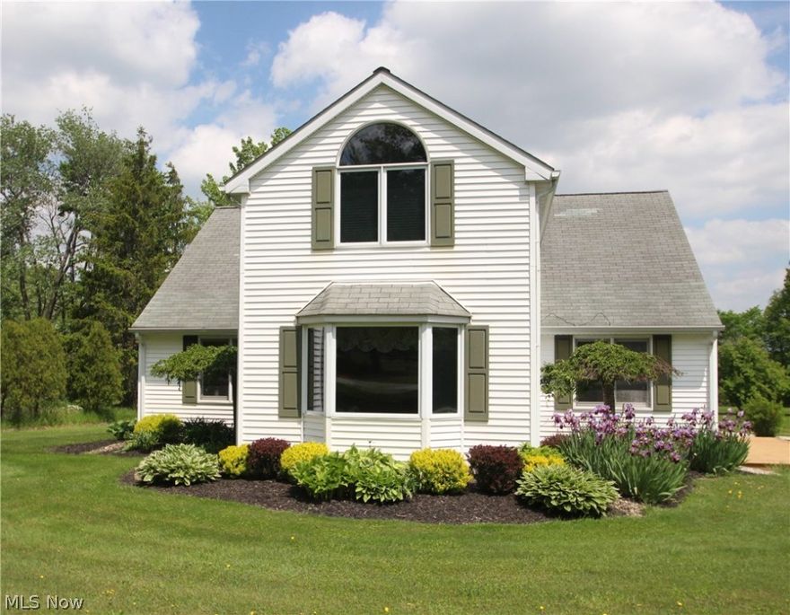 If you're looking for peace and quiet of the country and convenience to all your needs Welcome Home! This lovely cape style home w a 2-story Colonial addition offers loads of character throughout and over 2 acres of a park-like, beautifully landscaped setting, Blueberry bushes, grape arbors and pear and apple trees. Well loved and maintained home boasts 4 large bdrms one of which is on the main floor with adjacent full bath. 1st floor bdrm could be a den, craft or play rm, or for guests. Open living and dining rm area is perfect for large scale entertaining. The huge country style kitchen w movable island and loads of cupboards is a homemakers dream. Three upstairs bdrms are complete w large storage areas and the master bdrm has his and her large wall and walk in closets and a vaulted ceiling. Additional full bath on 2nd floor as well as a lovely large landing that can be used as a cozy reading nook. Several updates include: new carpet and paint 2016, HW tank 2014, city water 2007, new