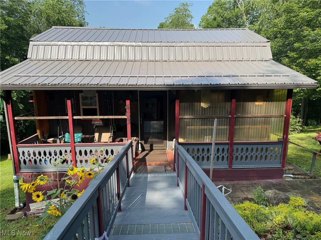 This Cozy 1 bedroom cabin on .7 of an acre is designed of year round living .This cabin comes equipped with all kitchen appliances plus washer an dryer . Eat in kitchen , living room and a bath complete the first floor, 2nd level is a loft bedroom. There is a insulated crawl space for extra storage. The covered front porch is great for relaxing in the rocking chairs. There is an area for a fire pit. Located just a few miles from Tappan and Leesville lakes. If you are looking to own an affordable place to getaway for a fishing weekend ,this is the place. Seller uses this as their summer place. There is an 8 x12 storage shed with electric. Sellers are offering a 1 yr home warranty. Some furnishing will stay.
