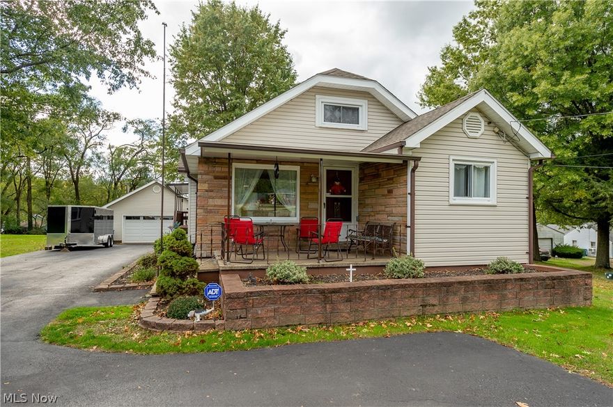 Full of updates and improvements. this home with two full, renovated baths, family and living room, walk-out basement, formal dining, 1st flr and  basement laundry options, large 1st floor master, and 1 acre. Updated & upgraded, just a few cosmetic choices to make. New 30 yr roof on home in 2011 and garage 2018, new siding 2008, new garage door '17, Leaf Fitter leaf guards, landscaping, several trees just removed, Trane high-e heating and cooling 2015, fully remodeled kitchen w/granite, SS appliances, flooring, backsplash, soft close cupboards w/under lighting and garden window. New 2 man Trex deck side entrance, Overhangs added to deck and front porch, shed on rear of garage w/bay door for riding mower, completely remodeled 1st floor bath w/ walk-in shower 2014, fully waterproofed, new septic system 2014, newer windows in 2012, new pressure tank, newer softener, new sump pump, new well pump, 1st floor carpet 2018 (liv rm, dining, hall), full bath added in basement 2017, ADT remote sec