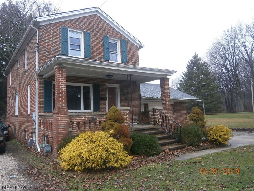 An opportunity to own a 4 bedroom 1 1/2 bath brick colonial in Geneva. The home offers much character and charm with it's curved archways and hardwood floors throughout. Generous room sizes and a full basement.  Much potential with this home - make it your own!  BANK OWNED FORECLOSURE - NOT A SHORT SALE - Easy, quick purchase process.