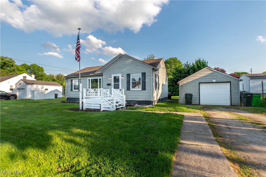 Welcome to 3728 Dick St! Come check out this charming ranch sitting on two parcels and located in a quiet, well-kept neighborhood just minutes from the heart of Mogadore. This home offers plenty of comfortable living space, including a cozy family room, a functional kitchen, a formal dining room, two nicely sized bedrooms, you'll also find two full bathrooms; one on the first floor and one in the basement.
One of the highlights of the home is the bright sunroom off the back, perfect for enjoying your morning coffee or relaxing while looking out over the spacious, flat backyard. Whether you're entertaining or just unwinding, this space adds a lot of flexibility.
The large basement gives you even more room to spread out, with a large recreation area, a full bathroom, and a space that could easily serve as a third bedroom or home office. A one-car garage adds extra storage and convenience.
This home is full of potential and ready for your personal touch. Whether you’re a first-time buyer or looking to downsize, this could be the perfect fit.
Home Warranty Included!