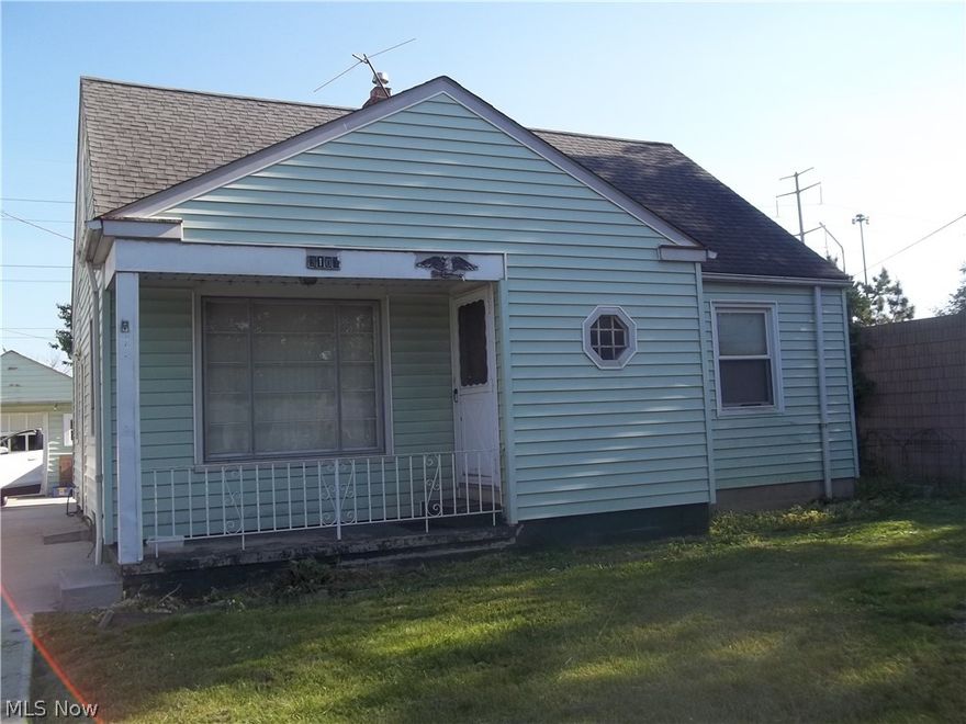 Newer Vinyl Siding, Newer Roof, New Drive 2018, New Furnace and HWT 2018, Painted in Neutral Colors, Vinyl Insulated Windows except Picture Window, Glass Block Windows in Basement, Breaker Box and GFIs in Kitchen and Bath, Covered Patio Over Looks Rear Yard, 1.5 Car Gable Roof Garage with Electric, Low Traffic Street, Located just  a Few Streets from Lowes Playground and Park