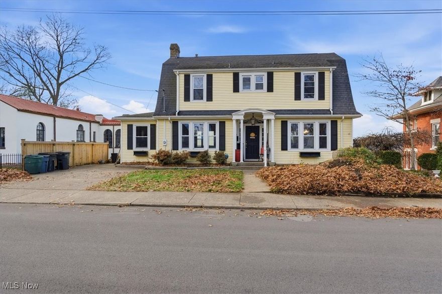 CASH ONLY!  DRASTICALLY REDUCED FOR A QUICK SALE!  Welcome to this colonial home conveniently located with a beautiful view overlooking Parkersburg and the Ohio River. This property features hardwood floors throughout, 3 spacious bedrooms, plus an over-sized 1st floor office that can easily be considered an additional 4th bedroom or a family room. The main floor also offers a beautiful entryway, a spacious living room, a formal dining room, a kitchen with a large window overlooking the town, and a half bath convenient for guests. From the kitchen you can exit out back onto the deck that reaches the entire length of the home. The 2nd floor has the 3 bedrooms and a full bathroom. The primary bedroom (25x14) includes high ceilings, 2 large closet areas, and french doors leading out to its own private balcony and plenty of additional space. Heading back down to the lower basement level you will find a nice laundry area and an unfinished space waiting to be converted into a family room! Come visualize all this home has to offer!