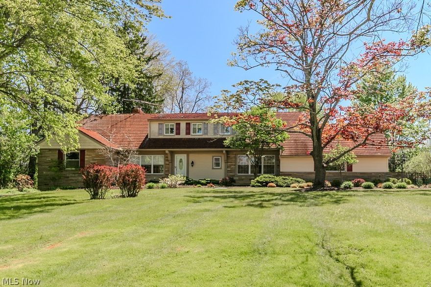 Welcome to this spacious and character-filled Cape Cod nestled on a picturesque 1-acre lot in sought-after Pepper Pike. Offering approximately 2,500 square feet of living space, this 5-bedroom, 3 full bath home presents a rare opportunity to own in one of Northeast Ohio’s most desirable communities and highly rated school districts at an exceptional value for the area. Combining timeless architecture, impressive outdoor amenities, and endless potential, this property is ideal for buyers looking to personalize a home in a premier location.

Inside, you’ll find generous living spaces including two fireplaces, a finished basement, and a bright 3-seasons room overlooking the backyard. The flexible floorplan includes two bedrooms conveniently located on the main floor, offering ideal options for guests, multi-generational living, home office space, or buyers seeking first-floor living convenience. The kitchen features granite countertops, white shaker cabinetry, double wall ovens, and newer appliances including the refrigerator and range.

The exterior setting is truly special, highlighted by beautiful curb appeal, a hand-selected and laid stone patio and walkway, an inground fiberglass pool, and a large private backyard complete with a built-in walking track—creating a unique outdoor retreat ideal for entertaining or relaxing. A rare Spanish terracotta tile roof adds distinctive charm and long-lasting character to the home.

Additional features include a 2-car attached garage and a versatile layout with room to make the space your own. Conveniently located in the Orange City School District, the walking path along Gates Mills Boulevard, I-271, and Pepper Pike Country Club, this home offers both convenience and prestige in an established setting.

A unique opportunity for owner-occupants or investors to unlock the full potential of a well-located property with outstanding upside in Pepper Pike.