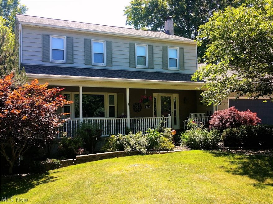 Fabulous 5 bedroom 3.5 bath colonial in Medina. Pride of ownership shows throughout this former builders personal home. Beautiful eat in kitchen with upgraded cabinets and appliances. Woodburning fireplace in cozy living room. Large formal dining room is perfect for entertaining that special meal. Separate living room area with large beautiful windows. 4 bedrooms on second floor and private owners suite with full bath. Finished walkout lower level with full bath, rec room area, 5th bedroom and workshop/storage. Enjoy the summers in this fantastic private back yard. 2 tier custom deck, above ground pool, patio, garden and green house. New roof in 2014. Nothing to do but move in and enjoy this beautiful home. Excellent location. Call and schedule your showing today.