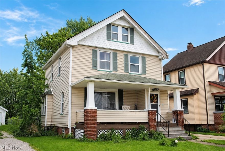 Charming Colonial home offers great opportunity.  Formal living and dining rooms.  Spacious kitchen.  Upstairs includes 3 bedrooms and full bath... along with possible 4th bedroom on the 3rd floor.  2 car detached garage.  Great location close to schools, restaurants and highway.  Bring your tool belt and decorating ideas and make it your own.  Call agent today.