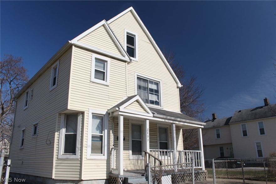 Great location, just minutes to Cuyahoga Community College, St Vincent Charity Hospital, Cleveland State University and Downtown Cleveland! Close to area of newer homes and condos! Beautiful hardwood floors throughout! Spacious bedroom, full bath and laundry on first floor! Three large bedrooms, plus office and full bath on second floor. Updates include newer roof, siding, windows, furnace, A/C and HWT all within the last 4 years! Fenced in yard, large deck and plenty of off street parking!