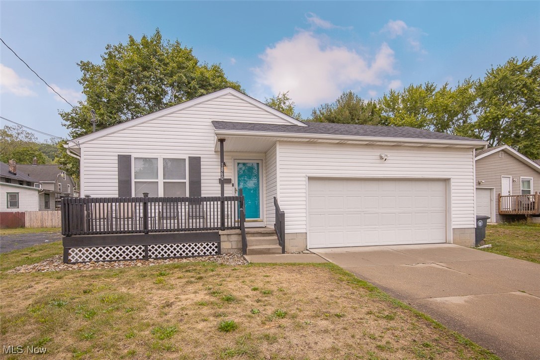Beautiful one story home located right by the lake! This property was built in 1999 and is ideal for those looking for one floor living! Close to walking paths and views right across from the lake. This property has three bedrooms, one and a half baths and has been updated throughout. Enjoy the private side patio with your guests during the warmer months. The following updates were completed over the last two years: Roof July 2025; Front deck, pea gravel patio to back/side of house, luxury vinyl plank flooring throughout, PEX plumbing, replaced fridge, painted cabinets, new countertops, sink and garbage disposal all in 2023. Home warranty by Old Republic offered by seller, please call to schedule your private showing today!