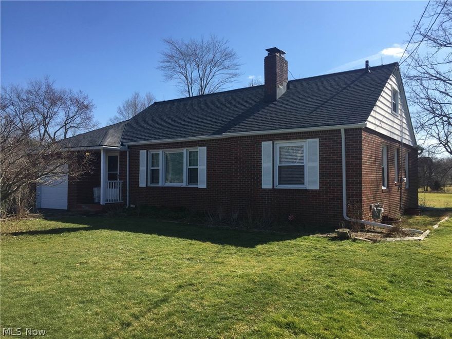 Welcome to this solid brick, three bedroom Cape Cod  that has been in the family for decades!  Well maintained home with some recent updates over the past few years including carpet, roof, natural gas line, furnace and AC, and more.  Two BRs on 1st with full bath, dining room, kitchen, and living room with brick facade fireplace on a knotty pine accent wall with built-ins!  Third BR suite on second with another full bath.  Large, brick shed/storage out building and a sprawling back yard large enough for neighborhood football or soccer games!  Nice deck off the back sun room to sip morning coffee.  Full basement for additional storage or space to finish.  Great price in Solon!  Welcome Home!