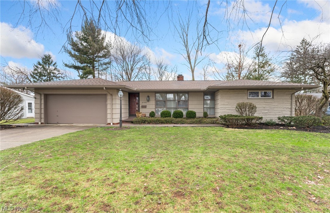 Welcome to this 3-bed, 3-bath, ranch-style home with a 2019 roof. This property is located minutes away from local restaurants, grocery stores, shopping centers, and Westwood Country Club. Upon entrance, you will step into the large living room that boasts large windows and a corner-style fireplace. Connected to the living room is the dining room. The kitchen has bright built-in cabinetry with gold hardware, all-white appliances, and small square backsplash. Open the glass sliding doors to the sunroom from the dining room, and notice custom built-in cabinetry and walkout door to back patio with a built in glass grill. All three bedrooms are spacious in size and have plenty of storage space. The master bath has a single sink vanity with enough counter space for two people to get ready for their day. The fully finished basement is sure to impress with its brick fireplace, full bath with a large walk-in shower, and large utility/storage room with an abundance of shelving. Exterior features include a generously sized backyard, paver patio with a walkway to the front, and attached 2-car garage.