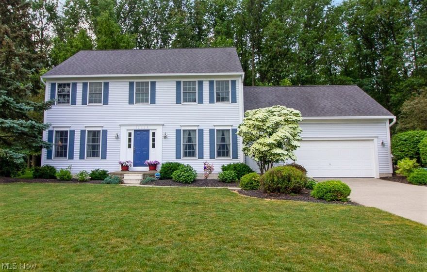 MUST SEE! 
This wonderful home is in the heart of Avon Lake, off Lear Rd exit and just minutes to I-90, Avon Commons shopping and so much more in this in this closed family safe and secure closed Court. Plenty of safe low traffic space for walks with the pet, biking with the kids.   
When you walk in the front door your welcomed by the spacious main floor office and dining room, with generous ceiling heights. Take a step down the hall to your spacious kitchen with plenty of counter space for that morning breakfast or step over into the Eat-in kitchen space for that end of day meal. The open floor plan leads you into the large and warm family room that features a cozy fireplace for the cold winter days. Entertaining those family large groups?  In this home it’s NO Problem!  The kitchen spills out to the large freshly stained porch for those summer outdoor events. The porch overlooks the beautiful PRIVATE & WOODED flat yard nicely kept with mature trees. 
 
Not enough space on the ma