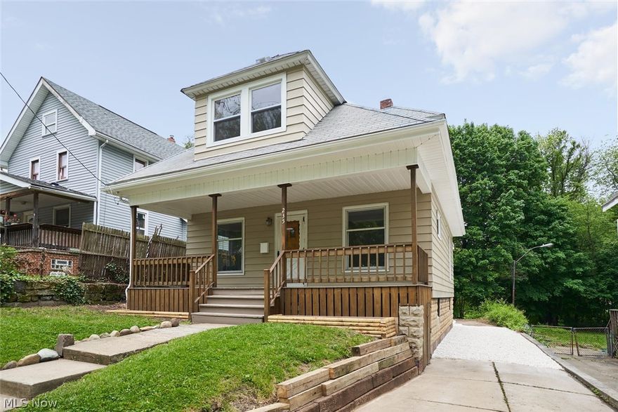 Cute Bungalow with large front porch on private street. Move right in to this 3 bedroom newly updated home. Neutral decor throughout. Close to park, schools and Route 8.