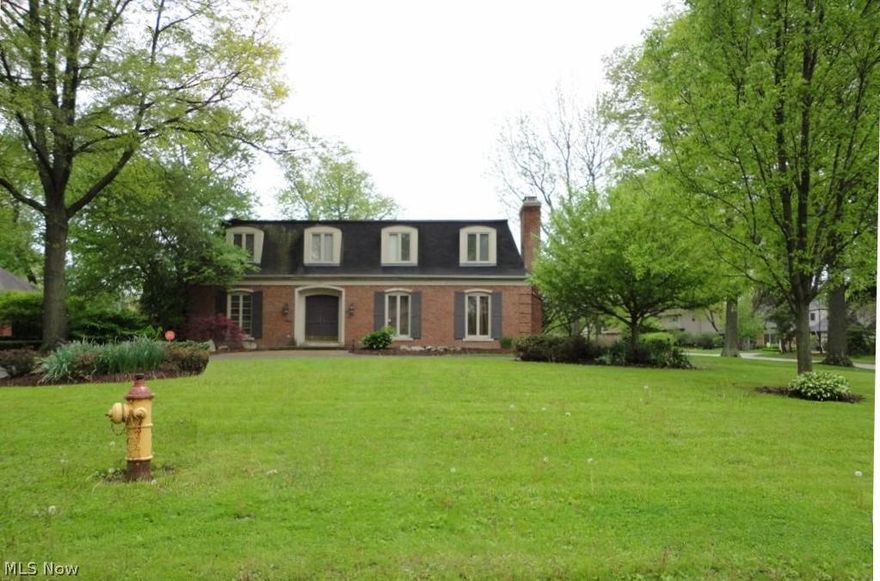 Style & Space is yours in this Charming French Style Colonial!  4 Bedroom Brick home with attention to detail throughout, Formal Living and Columned open Dining room. Ceramic Tile Entry and Kitchen floors, Home was waterproofed in 2003, Sump Pump & back flow valve installed, Water heater 2012, Electric Box 2010.