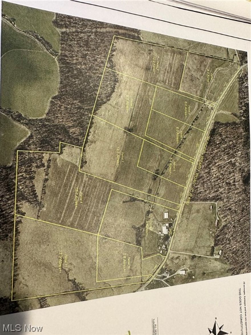 Auction 10-11-23        Parcel 4: 6 Acres 379’ frontage, adjoins parcel 3.