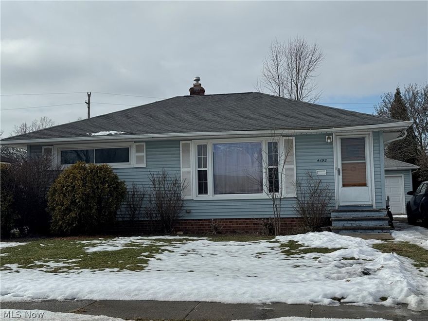 Charming and move-in ready 3-bedroom home with a 1.5-car garage! This well-maintained property features a newer roof (just 3 years old), updated windows, and low-maintenance vinyl siding for peace of mind. The bright kitchen offers durable ceramic tile flooring, perfect for everyday living and entertaining. Enjoy outdoor living in the deep backyard with plenty of space for gatherings, gardening, or play. A wonderful opportunity to own a comfortable home with key updates already done, don’t miss out!
