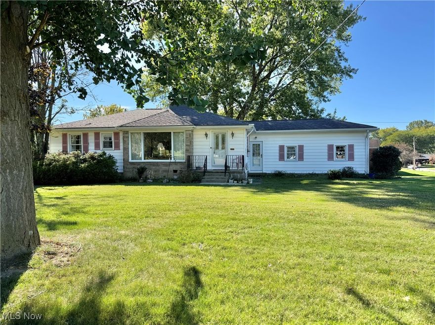 Take a drive through New England Estates and stop by this three bedroom ranch. This corner lot has a wrap around driveway with access to New England Blvd and Annawan Lane. The large living room has a wood burning fireplace with gas starter, large picture window that lets in so much natural light and original wood floor under the carpet. The kitchen has plenty of cabinetry and a dinette, down the hall are three bedrooms all with original wood floors and a full bath with built in linen cabinet. Full basement is dry and freshly painted. There is an attached one car garage and plenty of room to park on the concrete drive. This home is being sold as-is and some personal property may remain.