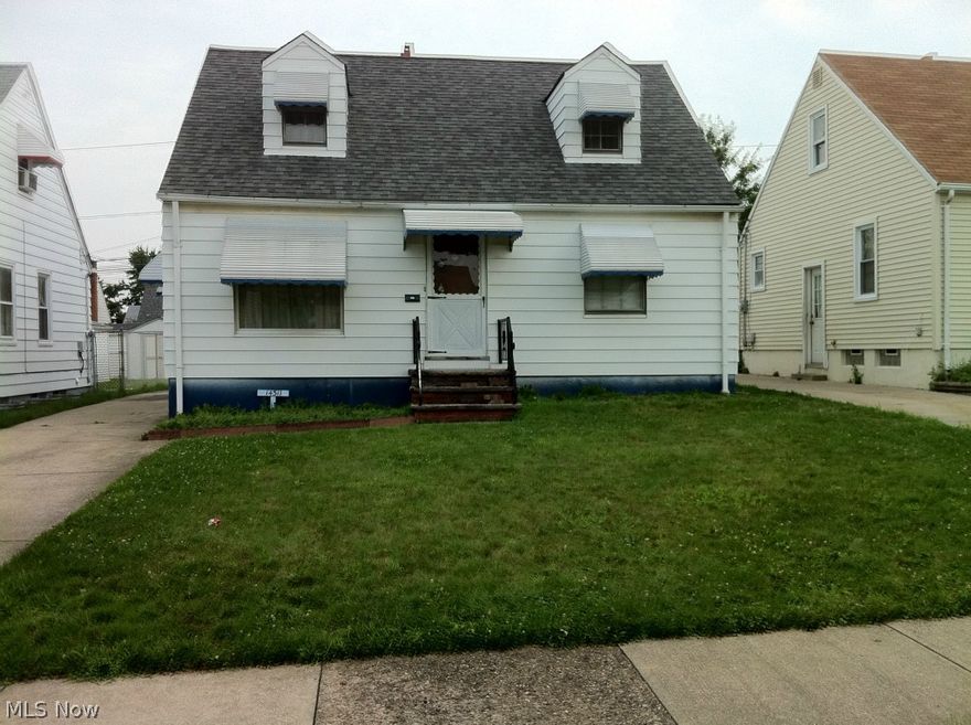 Not a Banked owned or Short Sale. Much potential, hardwood throughout. Needs updating. Home is selling as is. Buyer to assume Point of Sale Violations. Newer Roof, Recently Painted, Solid Home.